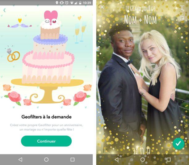 Personnalisation avec du texte ou des stickers