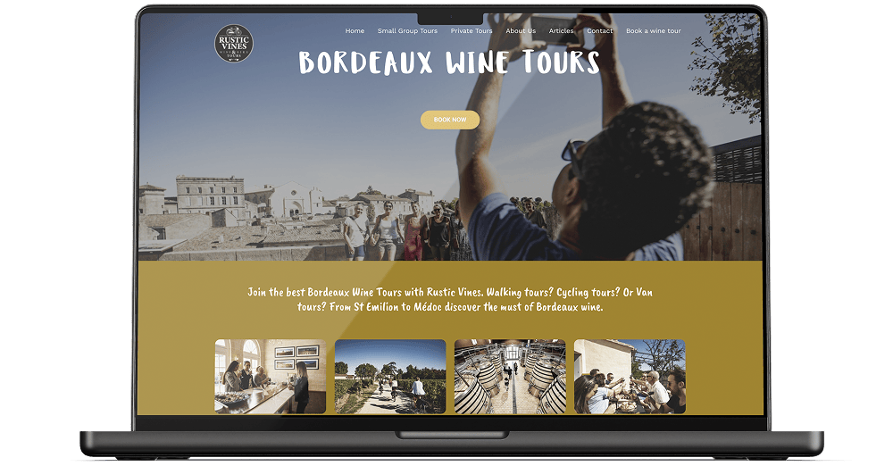 Rustic Vines site internet