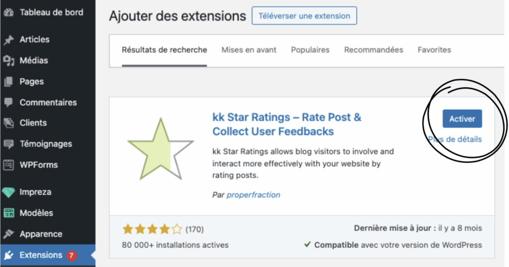 KK Star Ratings plugin